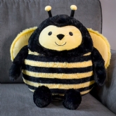 Thumbnail 1 - Warmies XL Bumblebee Microwaveable Plush