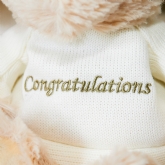 Thumbnail 2 - Warmies 9''  Congratulations Microwaveable Plush Bear