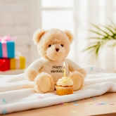 Thumbnail 1 - Warmies 9''  Happy Birthday Microwaveable Plush Bear