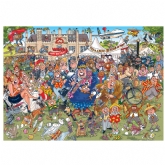 Thumbnail 2 - Wasgij Original 40 - 25th Anniversary 2x1000 Piece Jigsaw Puzzle