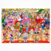 Thumbnail 2 - Wasgij Christmas 18 Gingerbread Showstopper 2x1000 Piece Jigsaw Puzzle