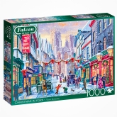 Thumbnail 1 - Falcon Deluxe Christmas in York 1000 Piece Jigsaw Puzzle