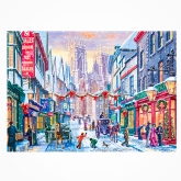 Thumbnail 2 - Falcon Deluxe Christmas in York 1000 Piece Jigsaw Puzzle