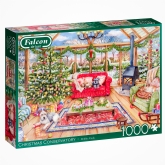 Thumbnail 1 - Deluxe Christmas Conservatory 1000 Piece Jigsaw Puzzle