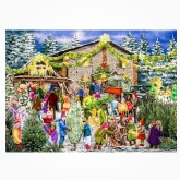 Thumbnail 2 - Deluxe Christmas Tree Farm 2 x 1000 Piece Jigsaw Puzzles