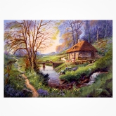 Thumbnail 2 - Cottage in the Woods 1000 Piece Jigsaw Puzzle