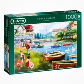 Thumbnail 1 - The Boating Lake 1000 Piece Falcon Jigsaw Puzzle