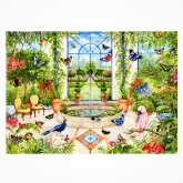 Thumbnail 2 - Butterfly Conservatory 1000 Piece Falcon Jigsaw Puzzle