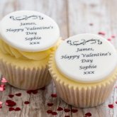 Thumbnail 1 - Personalised Valentines Cupcake Toppers 