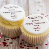 Thumbnail 2 - Personalised Valentines Cupcake Toppers 