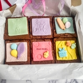Thumbnail 1 - Personalised Hand Decorated Chocolate Brownies