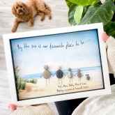 Thumbnail 2 - Personalised Framed Family Pebble Art