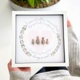 Thumbnail 5 - Personalised Framed Family Pebble Art