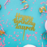 Thumbnail 2 - Personalised Custom Premium Acrylic Cake Toppers