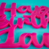 Thumbnail 3 - Personalised Custom Premium Acrylic Cake Toppers