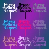 Thumbnail 5 - Personalised Custom Premium Acrylic Cake Toppers