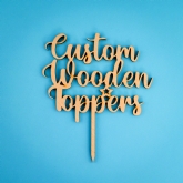 Thumbnail 2 - Personalised Custom Wooden Cake Toppers 