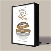 Thumbnail 10 - Personalised I Love You to the Moon and Back Light Box