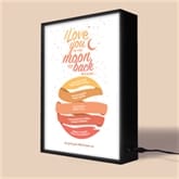 Thumbnail 11 - Personalised I Love You to the Moon and Back Light Box