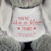 Thumbnail 3 - Personalised Like a Mum to Me Bunny Teddy