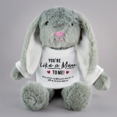 Thumbnail 9 - Personalised Like a Mum to Me Bunny Teddy