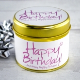 Thumbnail 3 - Lily Flame Scented Candle Sentiments Tins - Happy Birthday