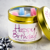Thumbnail 6 - Lily Flame Scented Candle Sentiments Tins - Happy Birthday