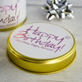 Thumbnail 7 - Lily Flame Scented Candle Sentiments Tins - Happy Birthday