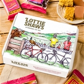 Thumbnail 1 - Lottie Shaw's Cyclist's Tin of Baked Treats  featuring Eleanor Tomlinson's illustration