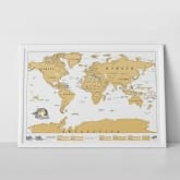 Thumbnail 1 - Scratch Off World Map Poster