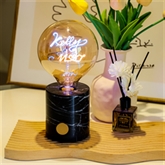 Thumbnail 2 - Personalised LED Any Name or Word Glass Bulb & Stand
