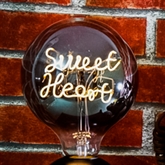 Thumbnail 6 - Personalised LED Any Name or Word Glass Bulb & Stand