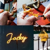 Thumbnail 2 - Personalised LED Any Name or Word Glass Bulb & Stand