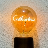 Thumbnail 4 - Personalised LED Any Name or Word Glass Bulb & Stand