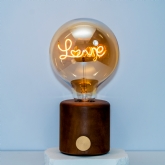 Thumbnail 6 - Personalised LED Any Name or Word Glass Bulb & Stand