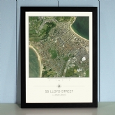 Thumbnail 1 - Personalised Your Home Aerial View Map Print - England and Wales only