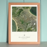 Thumbnail 4 - Personalised Your Home Aerial View Map Print - England and Wales only