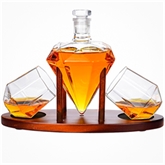 Thumbnail 3 - Deluxe Diamond Decanter Set