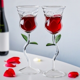 Thumbnail 1 - Rose Wine Glass Set