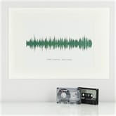 Thumbnail 5 - Personalised  Song Sound Wave Print