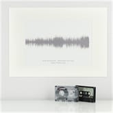 Thumbnail 7 - Personalised  Song Sound Wave Print
