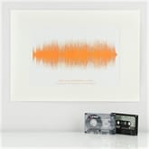 Thumbnail 4 - Personalised  Song Sound Wave Print