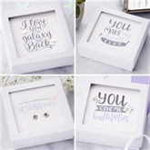 Thumbnail 12 - Quote Gift Box Sterling Silver Earrings