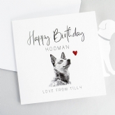 Thumbnail 2 - Personalised Photo Upload Birthday Card from the Dog