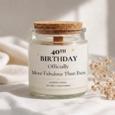 Thumbnail 1 - Funny 40th Birthday Candle - More Fabulous Than Ever
