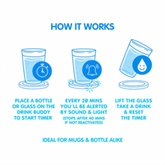 Thumbnail 2 - Drink Buddy - Hydration Alarm Coaster