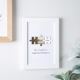 Thumbnail 1 - You Complete Me Puzzle Personalised A5 Framed Print