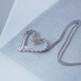 Thumbnail 1 - Lace Heart Necklace