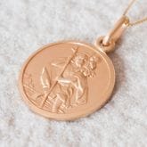 Thumbnail 2 - gold saint christopher necklace