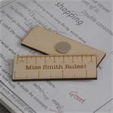 Thumbnail 1 - Personalised Wooden Magnetic Ruler